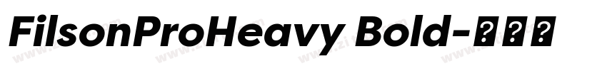 FilsonProHeavy Bold字体转换 FilsonProHeavy Bold字体转换